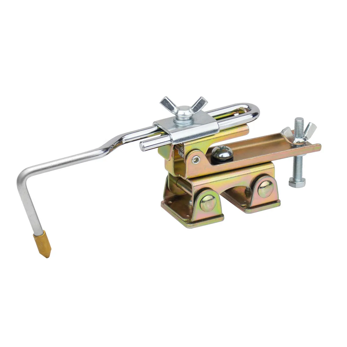 Magnetická svěrka Grasshopper s pružinovým ramenem a měděným vřetenem, délka 190 mm, hmotnost 0,4 kg, AEK